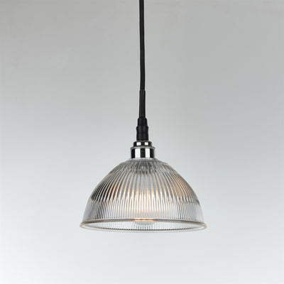 Old School Electric Prismatic Dome Pendant Light : Bathroom Version