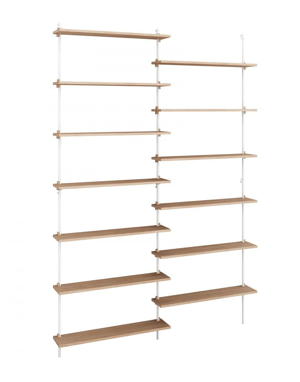 MOEBE Wall Shelving Set Double