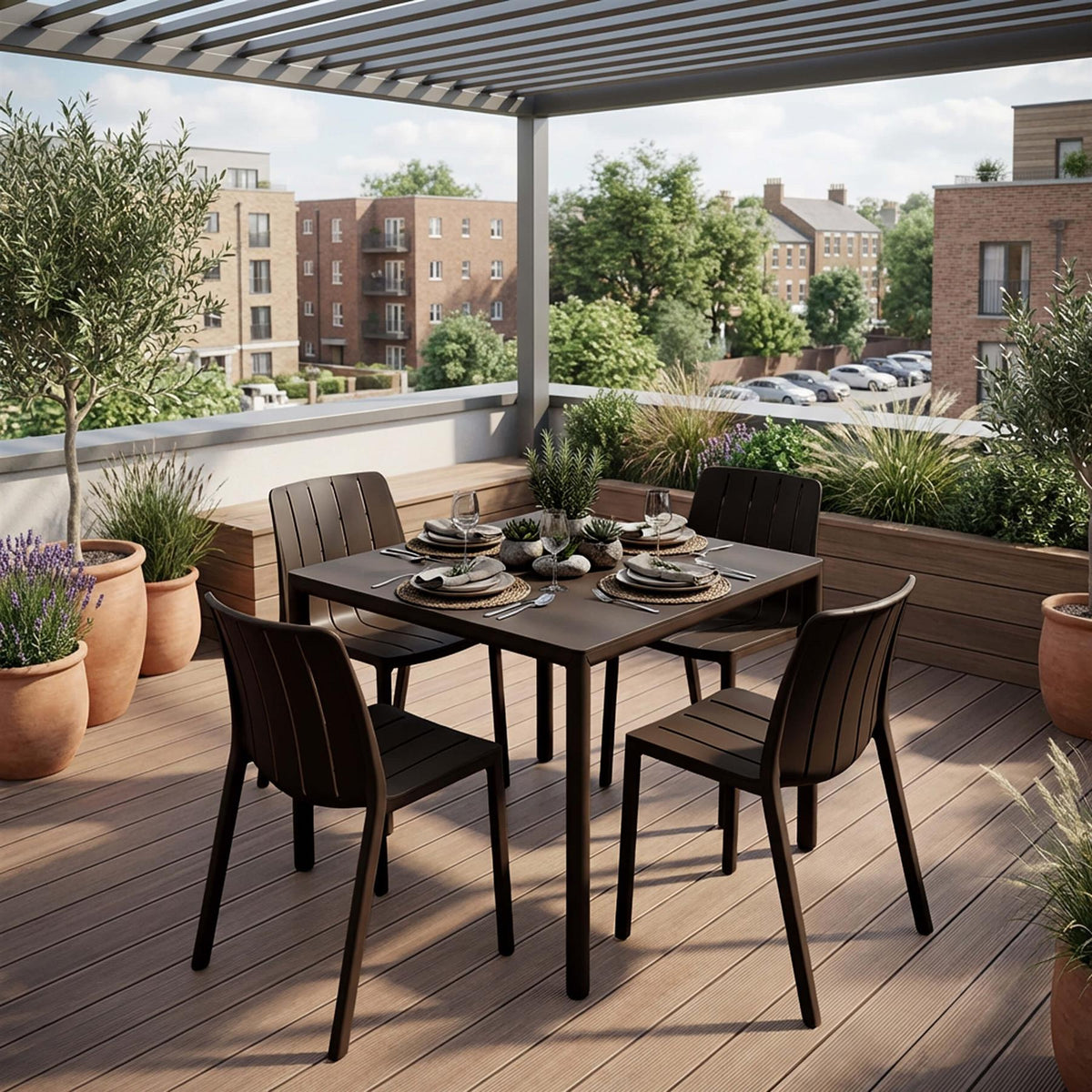 Nardi Tiberina Outdoor Dining Set - Small - Curated by Holloways of Ludlow