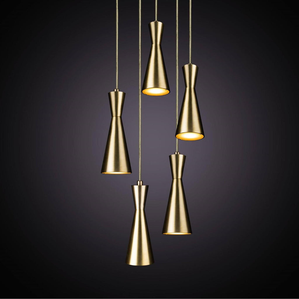 Marc Wood Cone Cluster Pendant Light