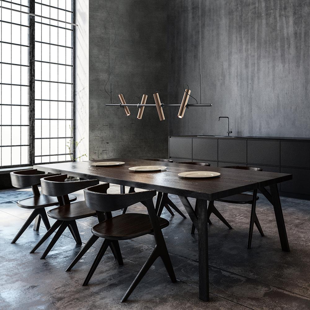 Spirit linear pendant light by Light-Point