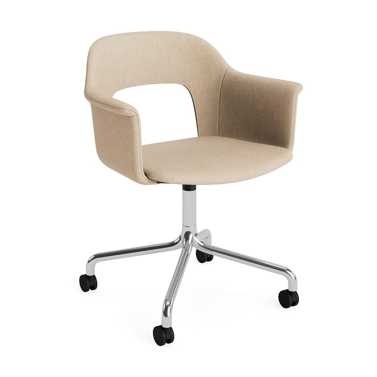 HAY Layout Armchair 264 with 4 Star Arc Swivel Wheel Base
