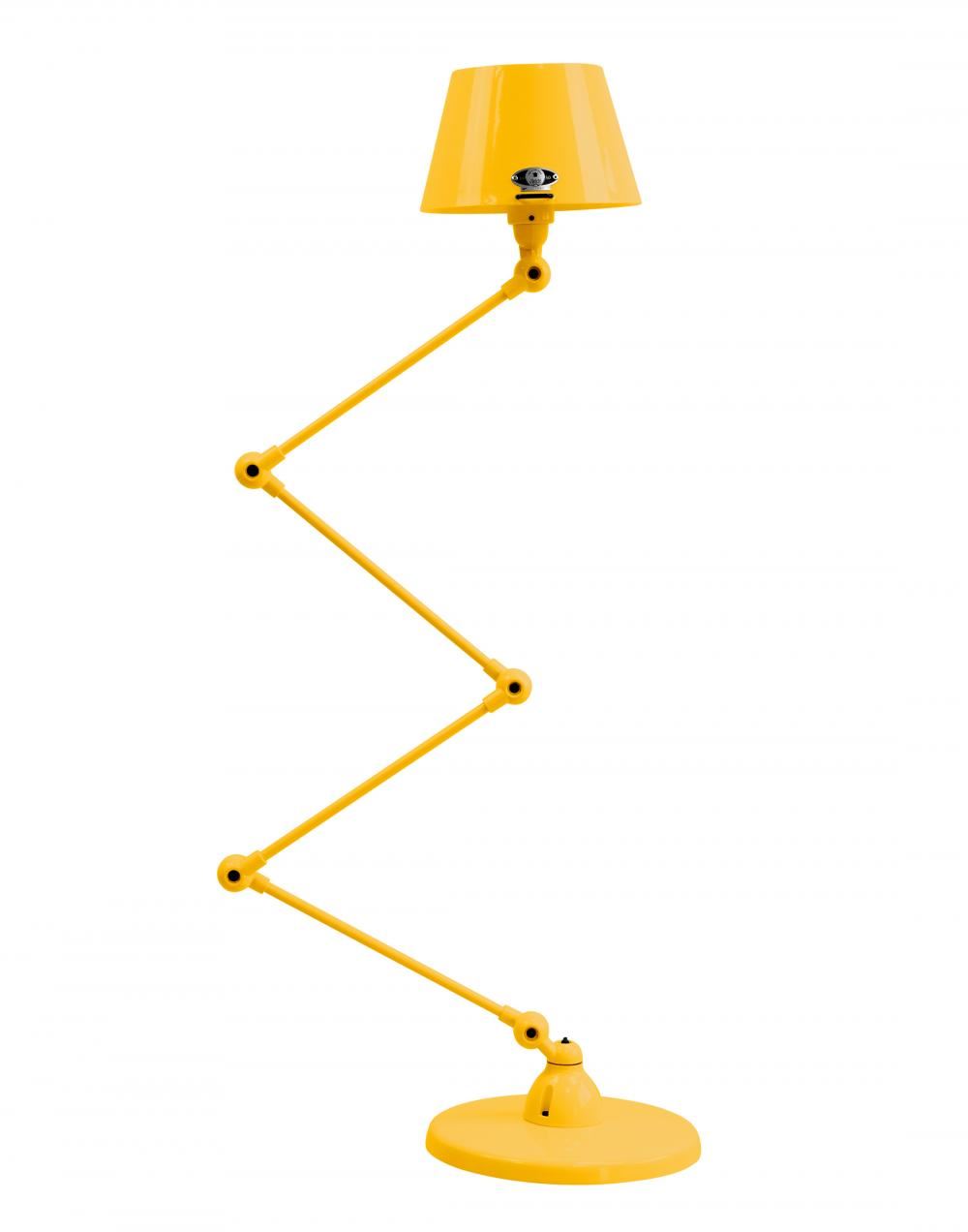 Jielde Aicler Zigzag 4 Arm Desk Or Floor Lamp, Straight Shade - Gloss