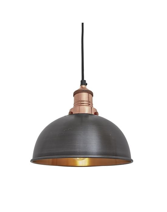 Industville Brooklyn Dome Pendant Light - Traditional Fittings