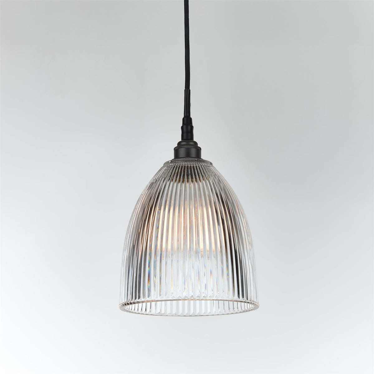 Old School Electric Elongated Prismatic Pendant Light : Bathroom Version