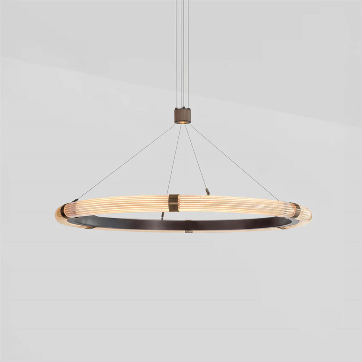 J. Adams Strata Circular Pendant Light