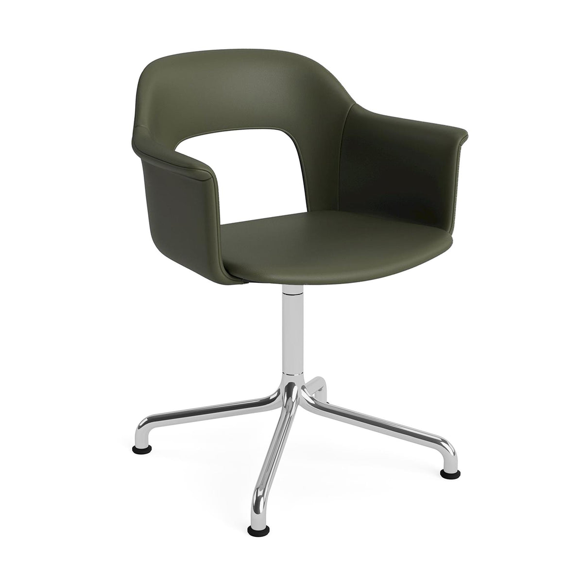 HAY Layout Armchair 254 with 4 Star Swivel Arc Base