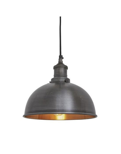 Industville Brooklyn Dome Pendant Light - Traditional Fittings