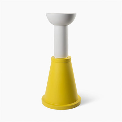 Bitossi Nathalie Du Pasquier - Bianco, Giallo Matt Sculpture