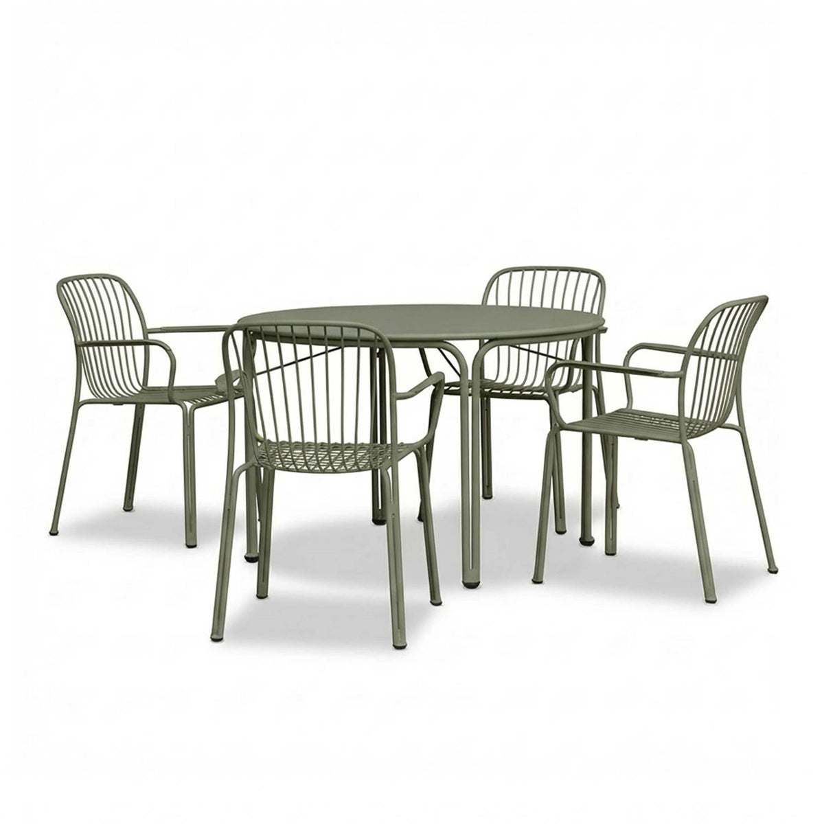 &Tradition Thorvald Round Garden Dining Set - Curated by Holloways of Ludlow