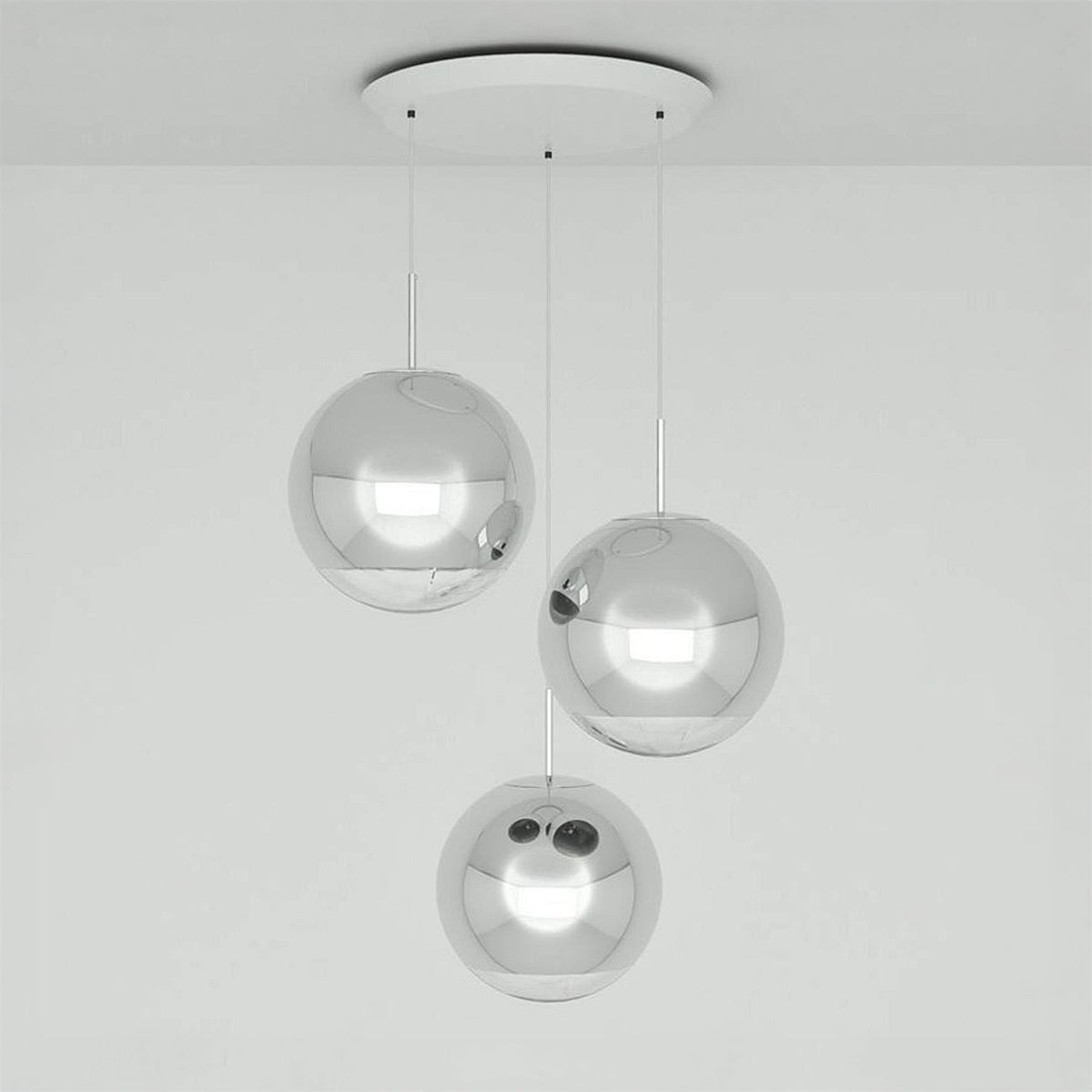 Tom Dixon Mirror Ball LED Round Pendant System