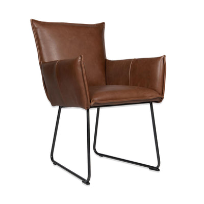 Jess Designs Sanne Chair with Sledge Frame and Arms