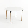 Andersen Furniture Tube Wood Round Folding Table