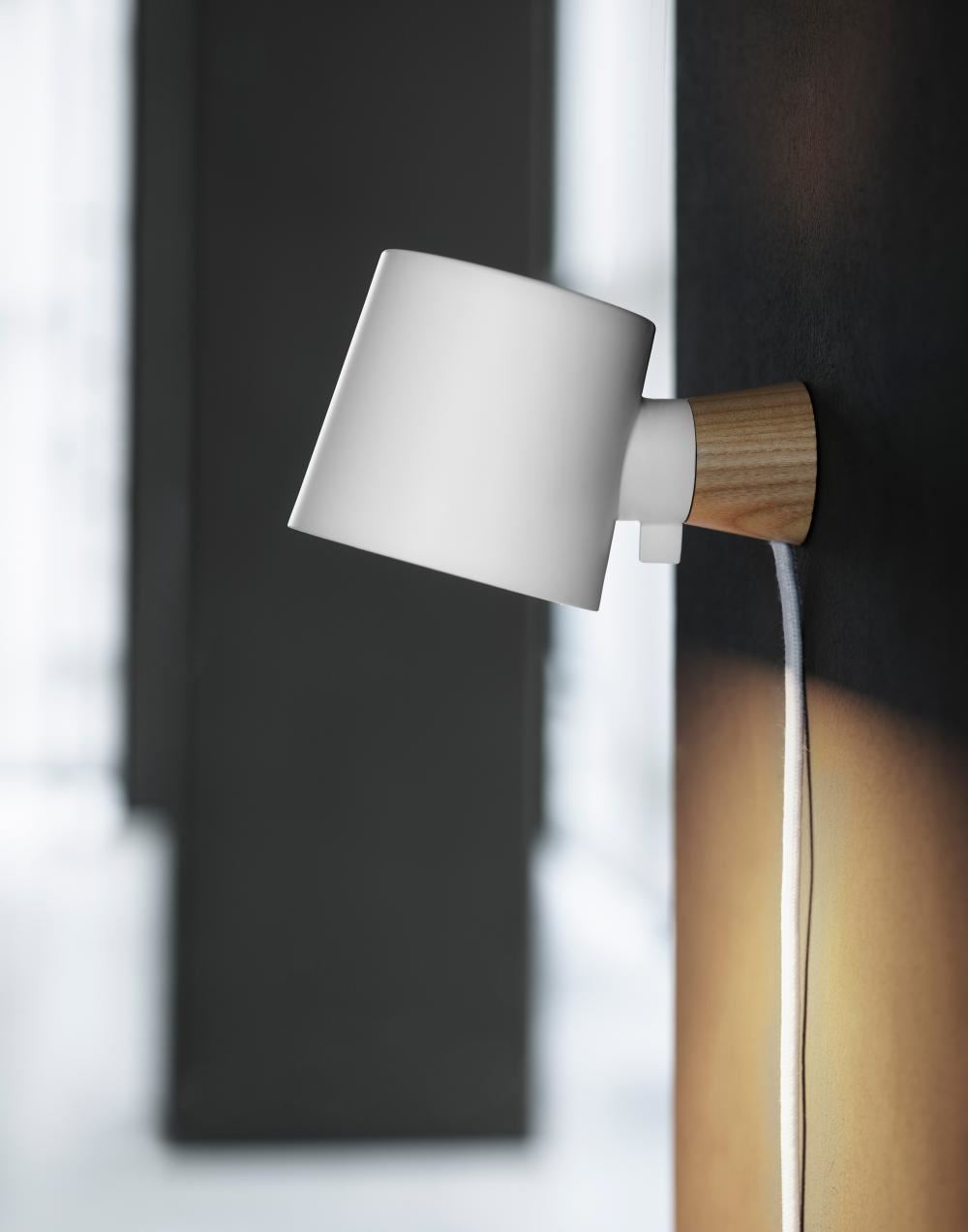 Normann Copenhagen Rise Wall Light - Plug, Switch and Cable