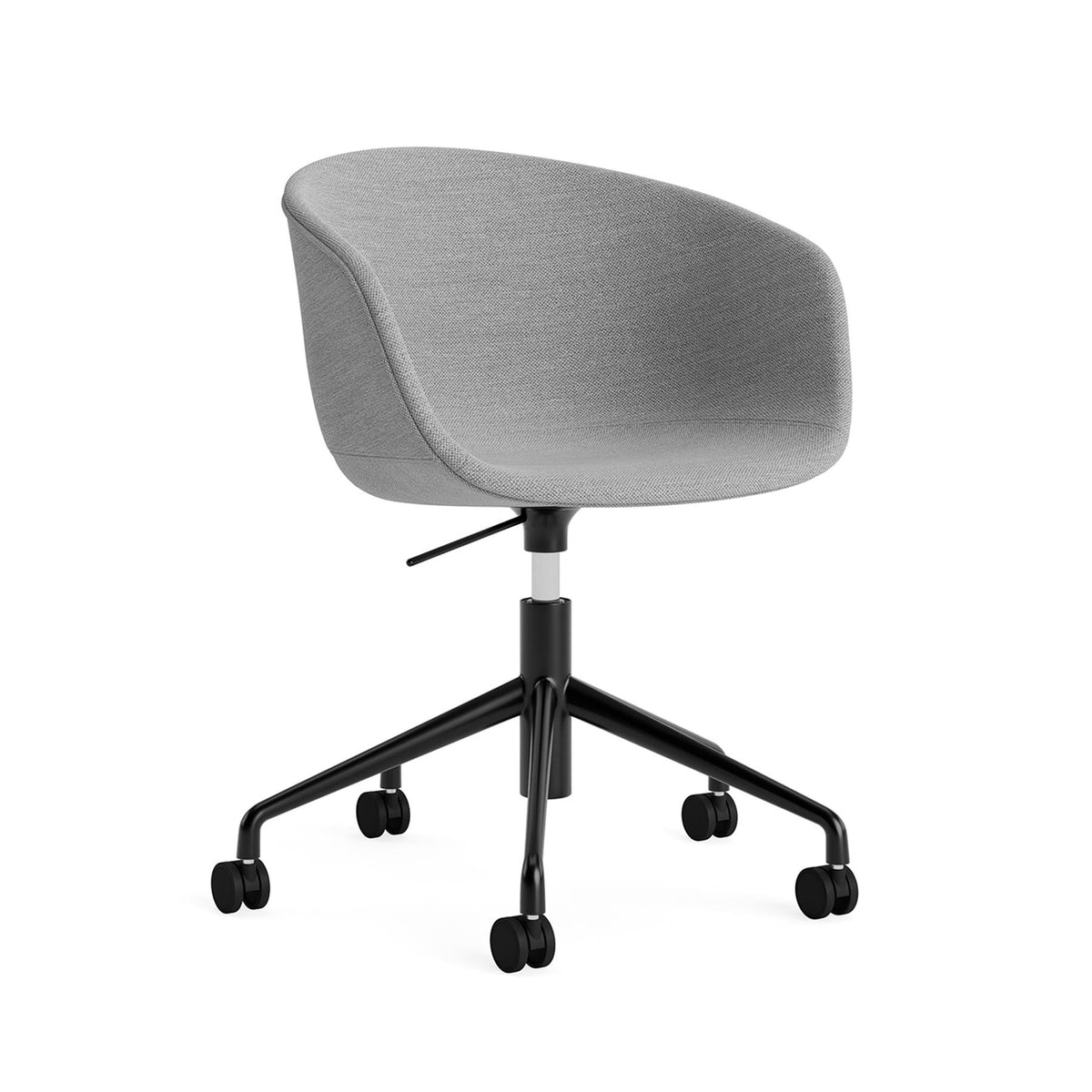 HAY AAC 53 Chair, Upholstered - 5 Star Swivel Base, Gas Lift and Wheels
