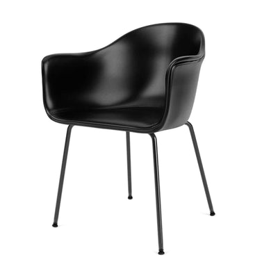 Audo Copenhagen Harbour Dining Chair with Black Steel Base