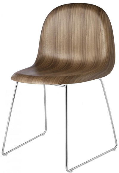 GUBI 3D Dining Chair - Sledge Base