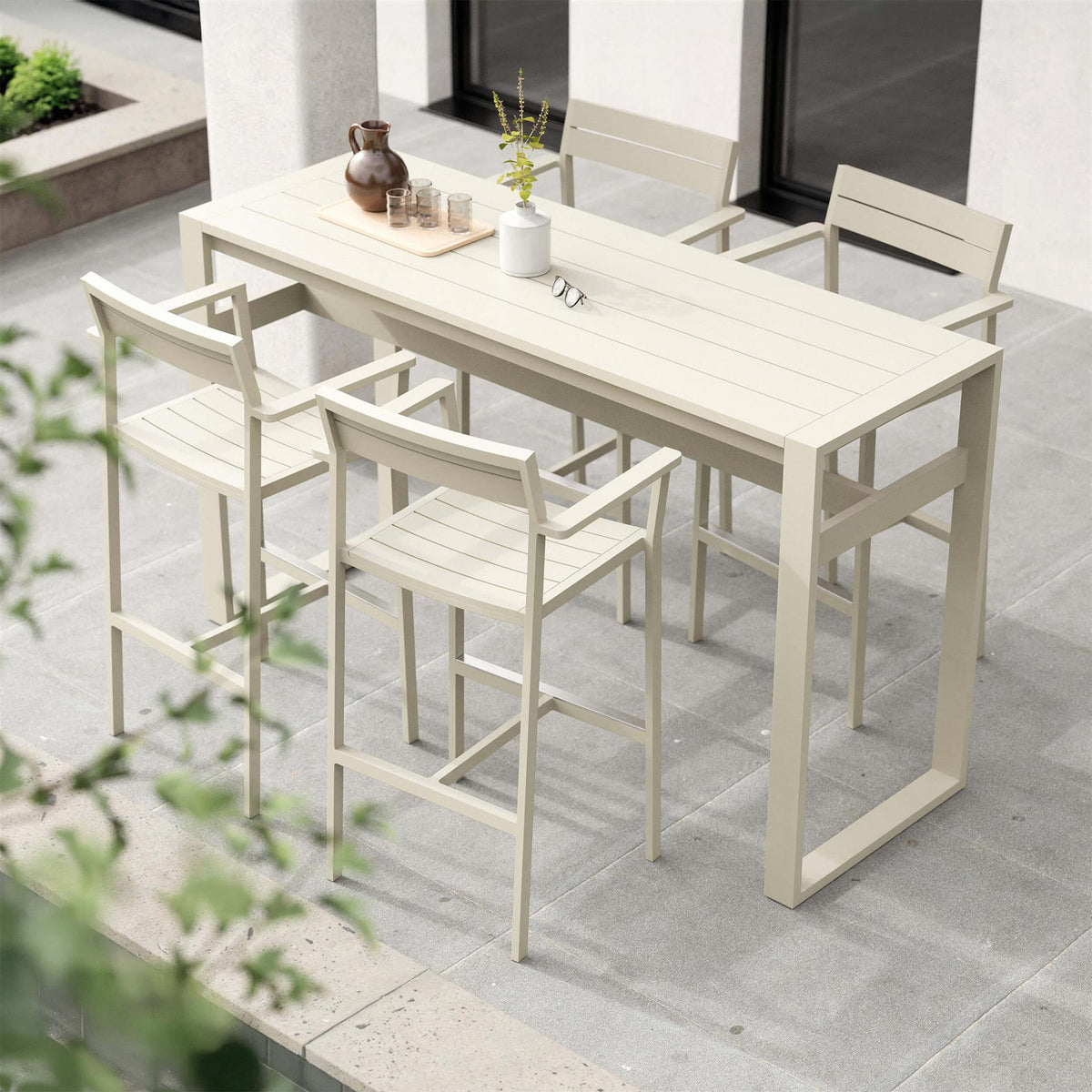Case Furniture Eos Outdoor Rectangular Bar Table