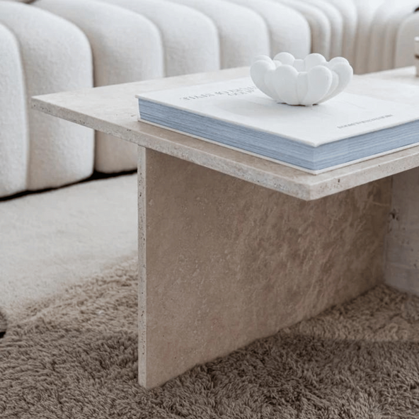 Outlet Brooklyn 60 Stone Coffee Table