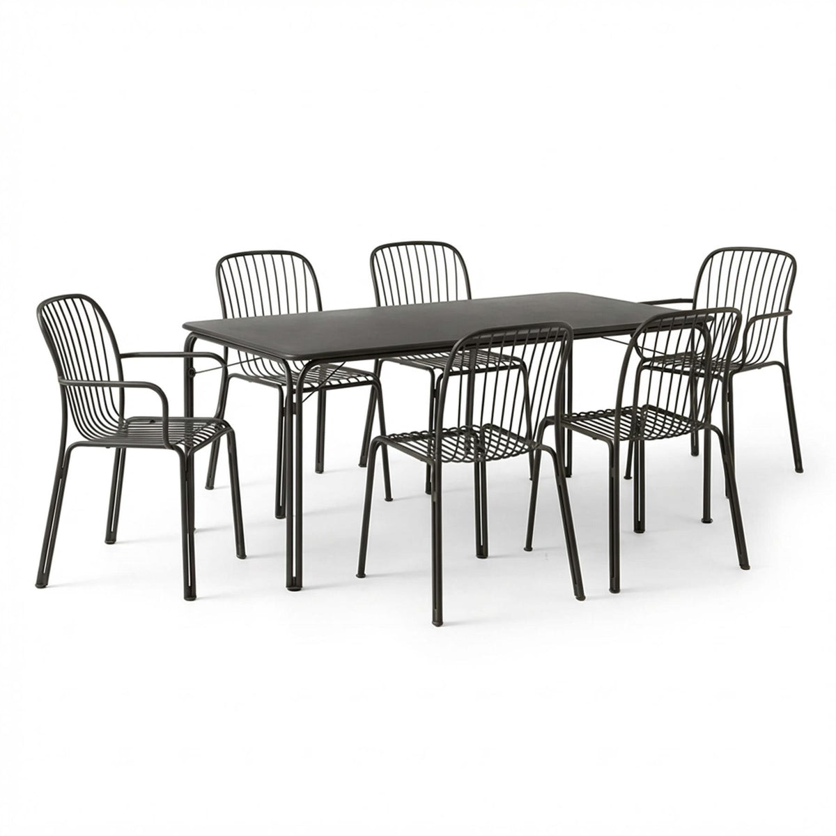 &Tradition Thorvald Garden Dining Set - Large - Curated by Holloways of Ludlow