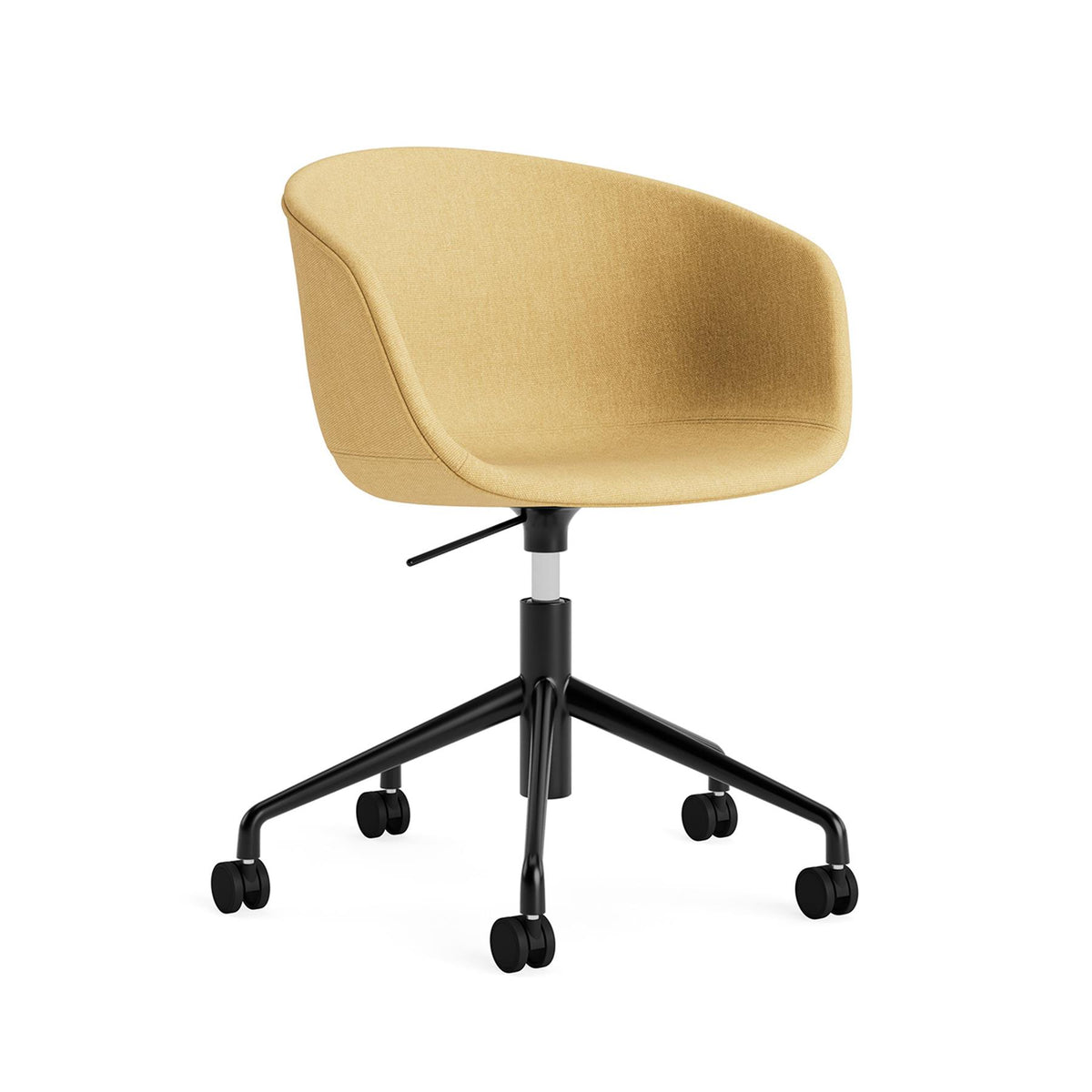 HAY AAC 53 Chair, Upholstered - 5 Star Swivel Base, Gas Lift and Wheels