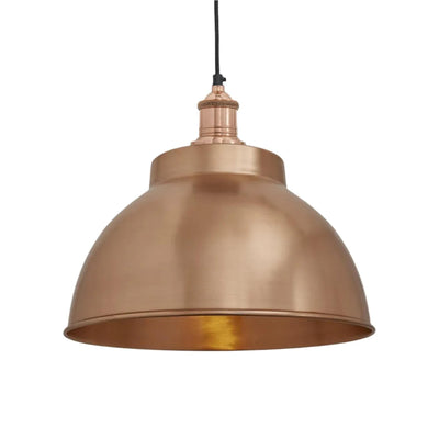 Outlet Industville Brooklyn Dome Pendant Light - Copper