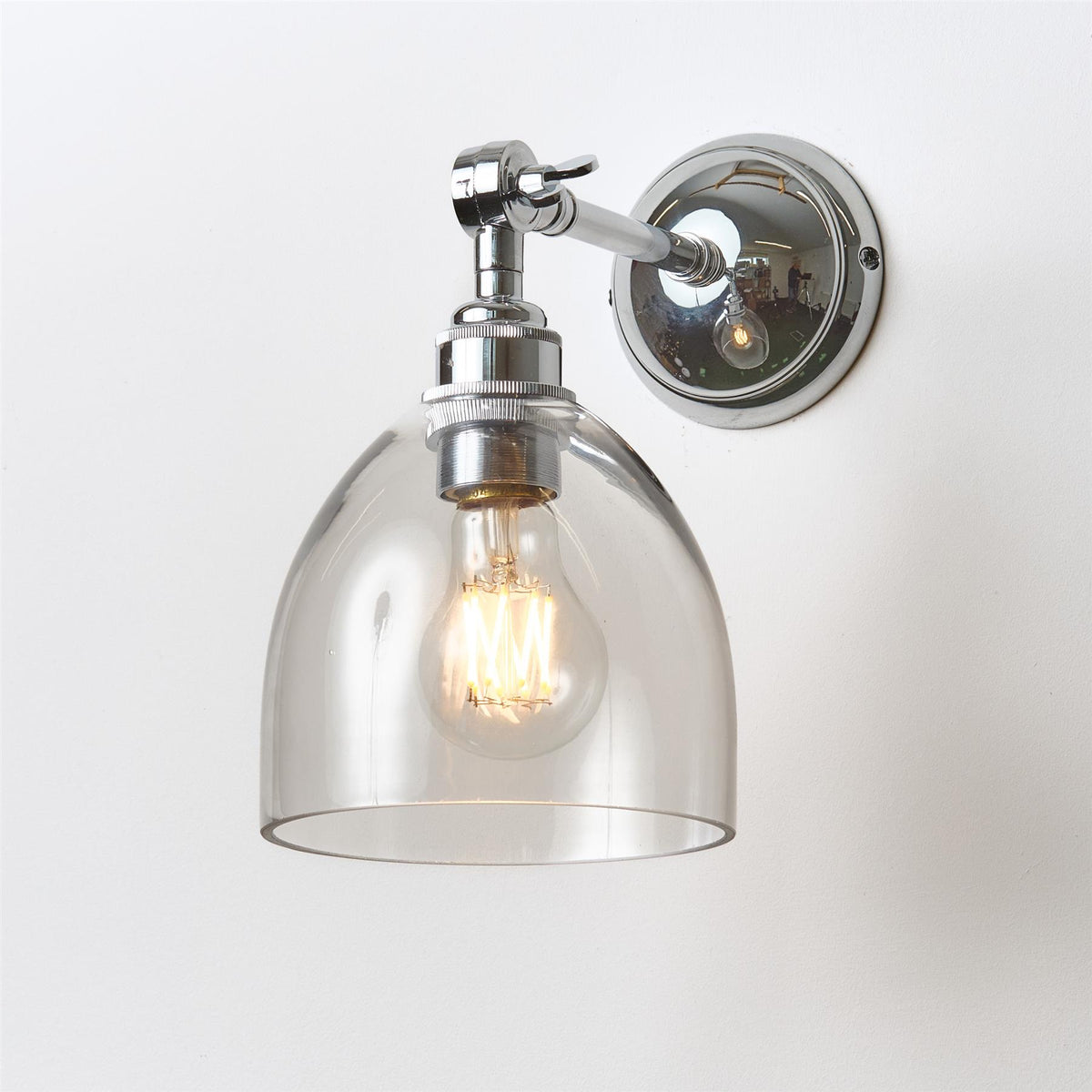 Old School Electric Bell Wall Light : Adjustable Arm