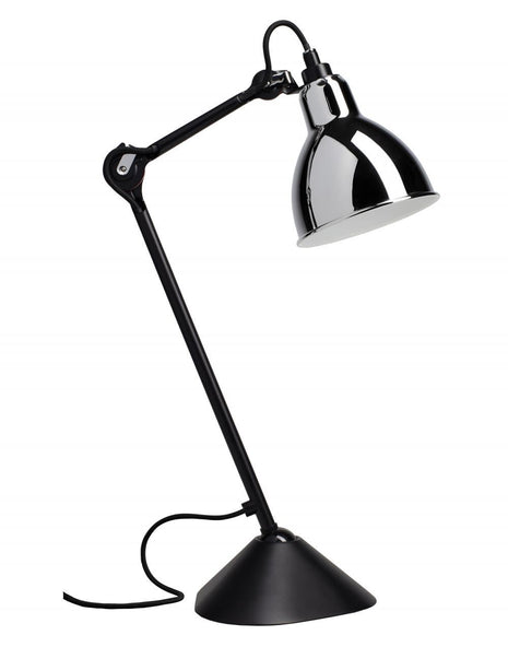 Outlet Lampe Gras 205 Table Lamp - Chrome Shade, Round