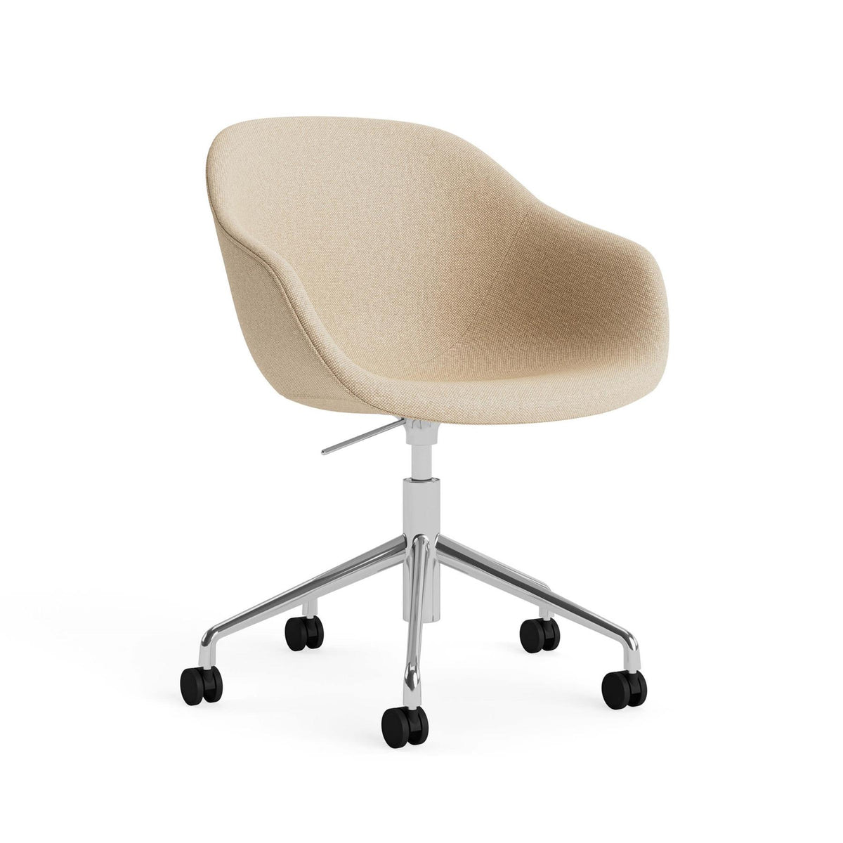 HAY AAC 253 Chair, Upholstered - 5 Star Swivel Base, Gas Lift and Wheels