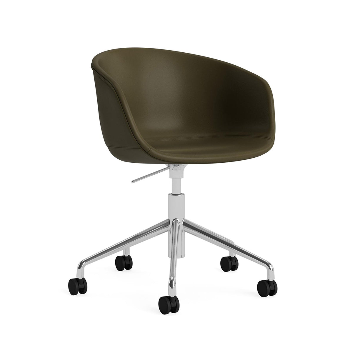 HAY AAC 53 Chair, Upholstered - 5 Star Swivel Base, Gas Lift and Wheels