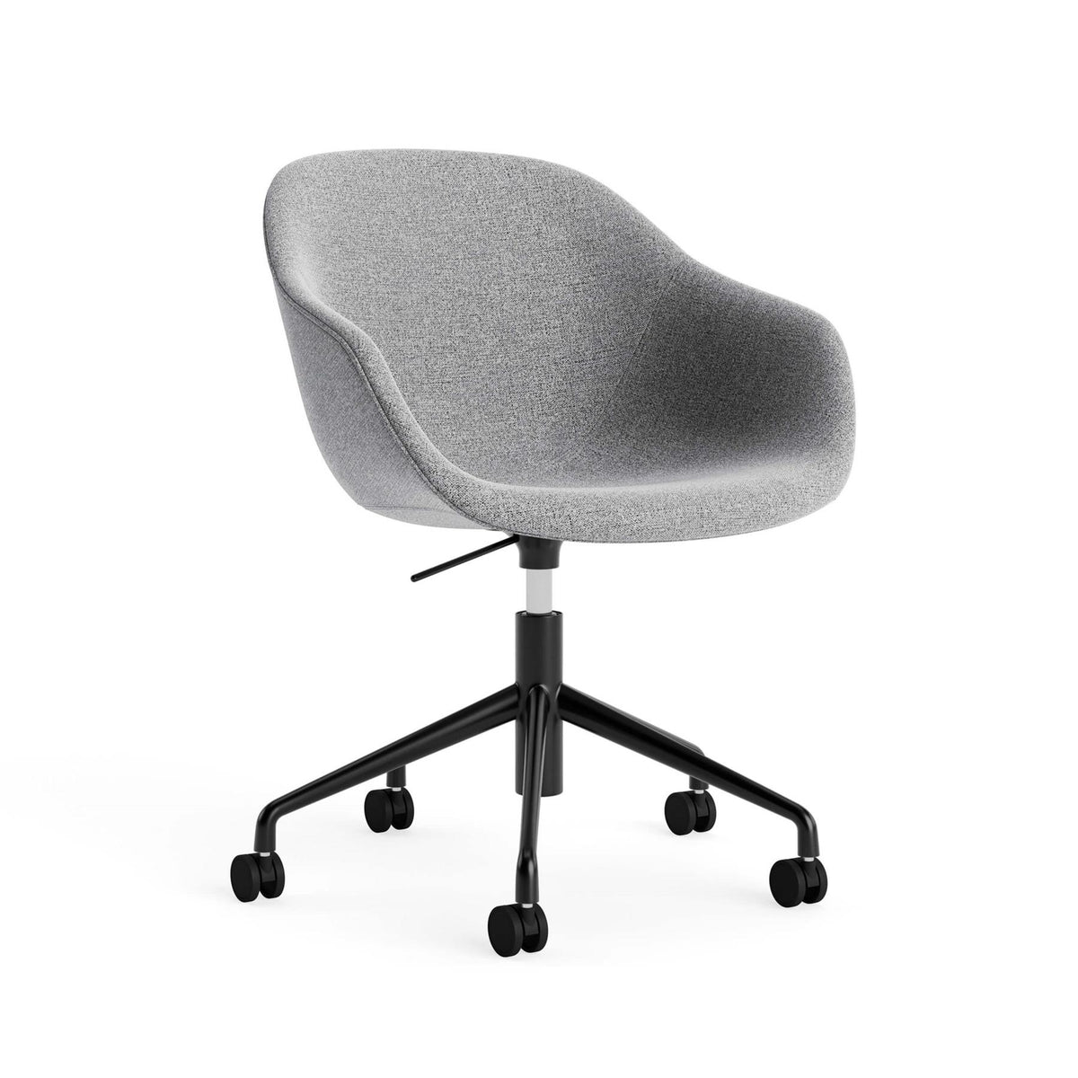 HAY AAC 253 Chair, Upholstered - 5 Star Swivel Base, Gas Lift and Wheels