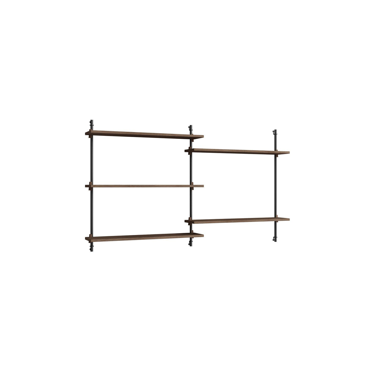 MOEBE Wall Shelving Set Double