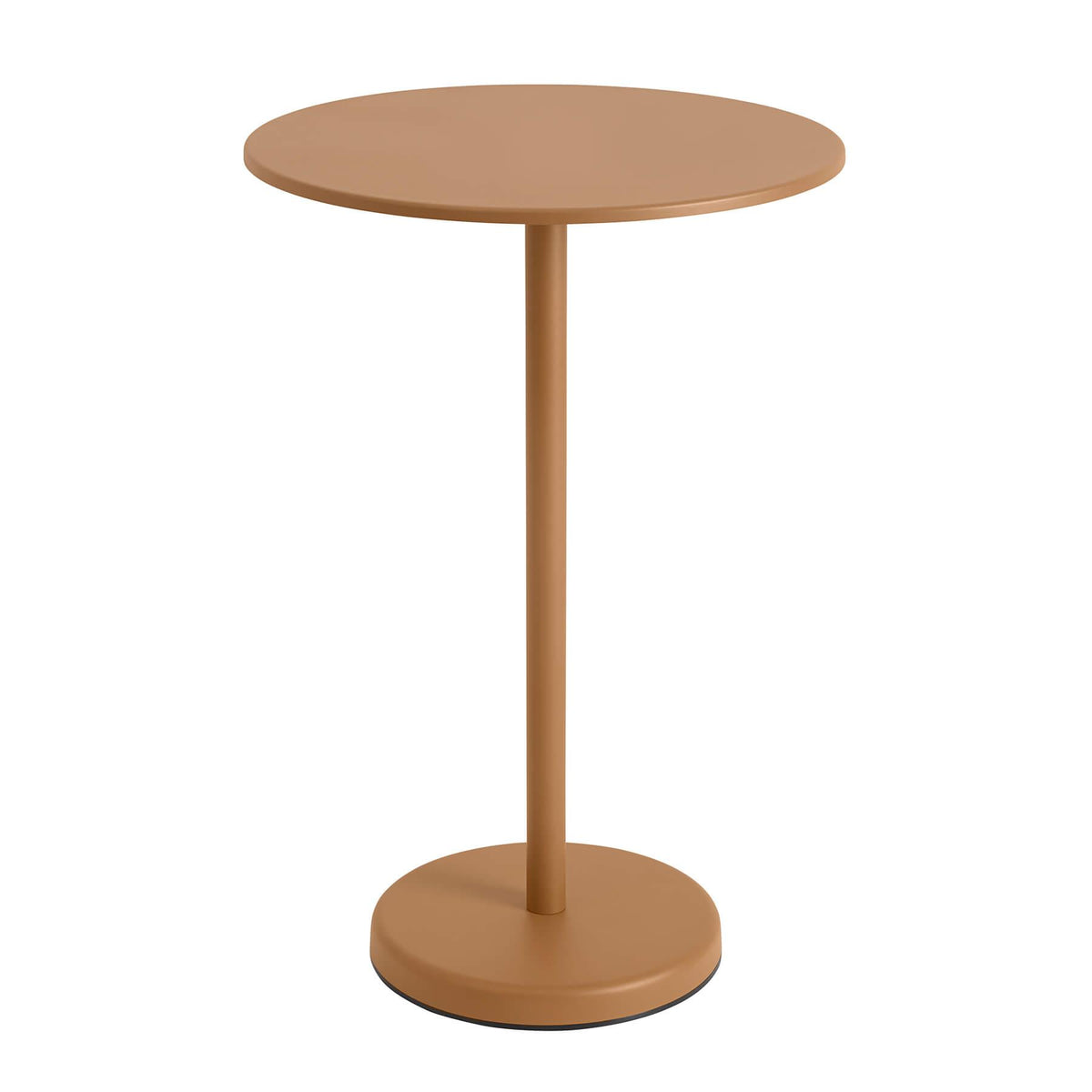 Muuto Linear High Round Steel Garden Cafe Table