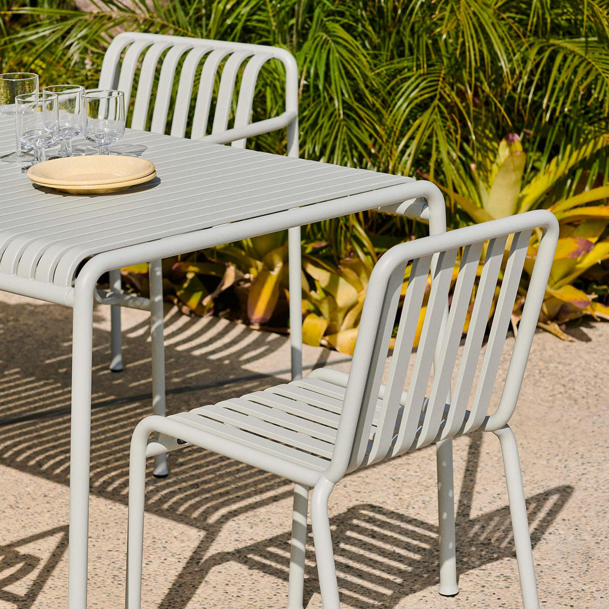 HAY Palissade Garden Dining Set - Chairs with Arms - Curated by Holloways of Ludlow