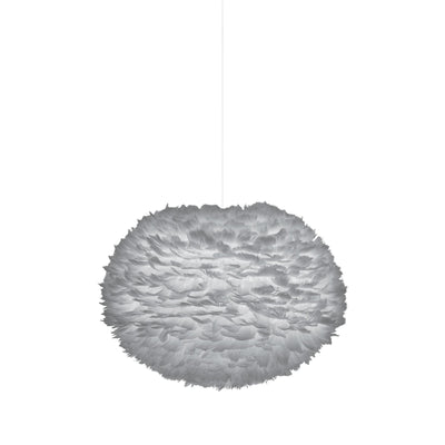 Ex-Display Umage Eos Pendant Light - Large, Light Grey, Black Cord Set