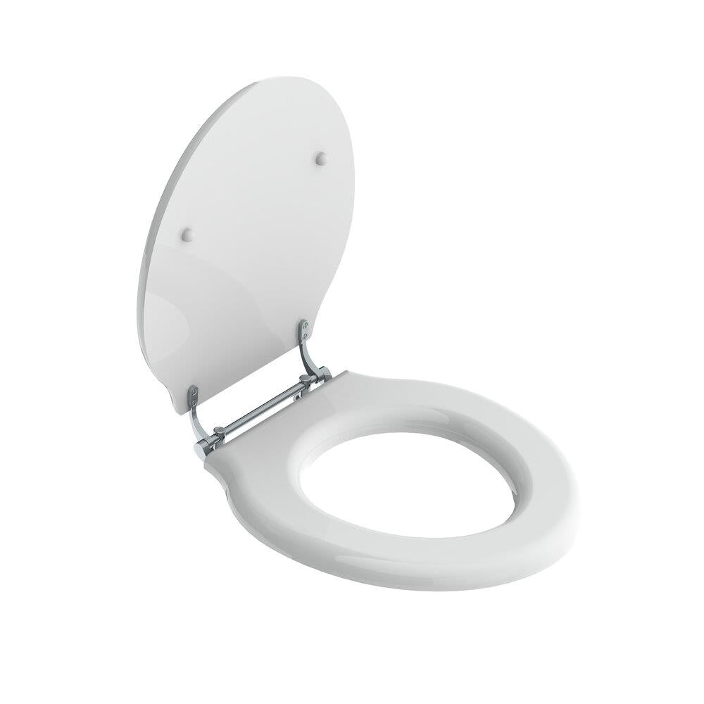 Lefroy Brooks Classic White Lavatory Seat LB7241