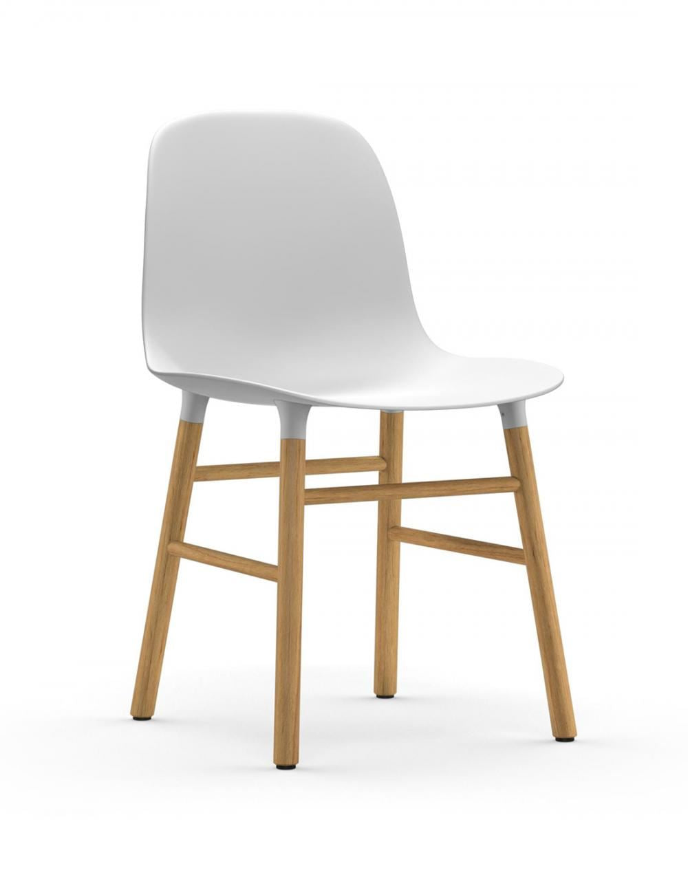Normann Copenhagen Form Chair with Wooden Legs