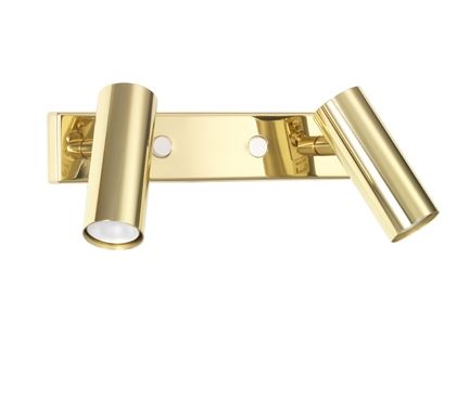 Ex-Display Puck double wall spot light - Brass