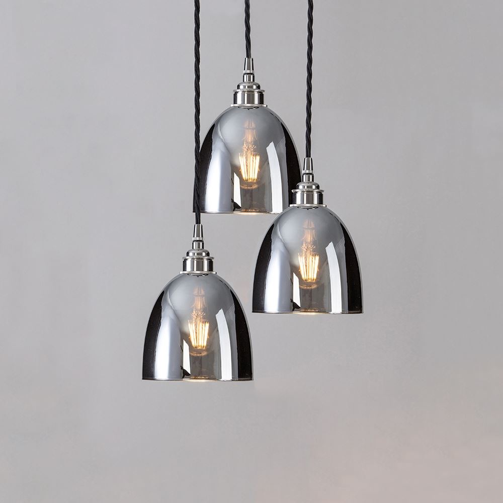 Outlet Old School Electric Blown Glass Cluster - Smoked