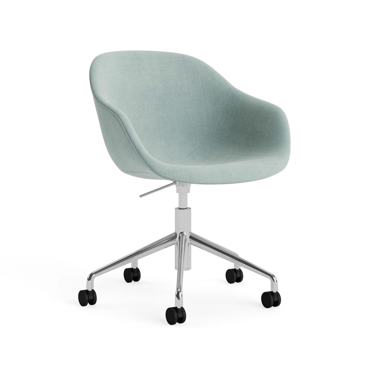 HAY AAC 253 Chair, Upholstered - 5 Star Swivel Base, Gas Lift and Wheels