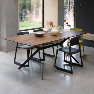 B-Stock Massif Dining Table - Smoked oak, Length : 180cm - Straight