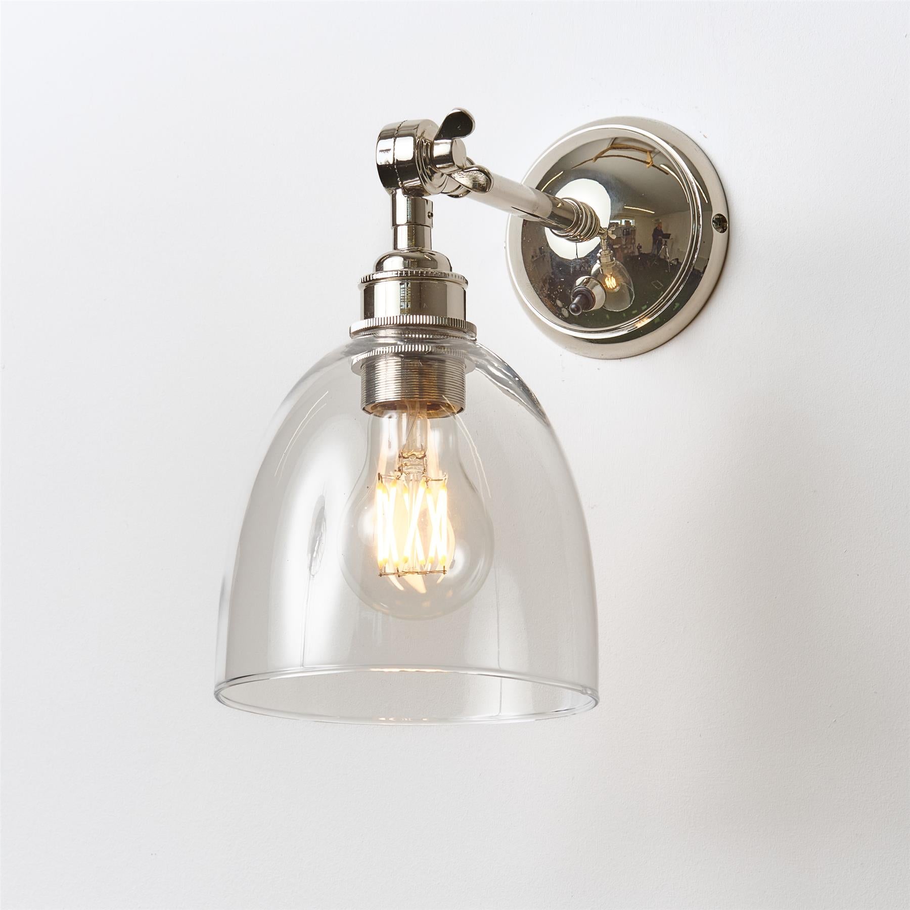 Old School Electric Bell Wall Light : Adjustable Arm