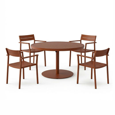 Case Furniture Eos Round Outdoor Dining Set - Curated by Holloways of Ludlow