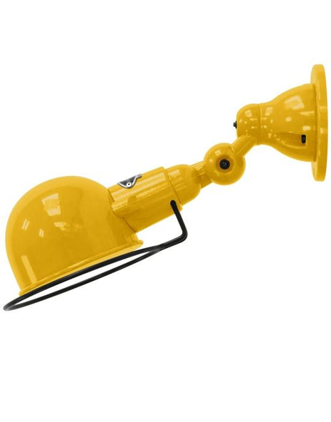 Outlet Jielde Signal Flush Wall Light - Mustard, Gloss, Hardwired (No Switch)