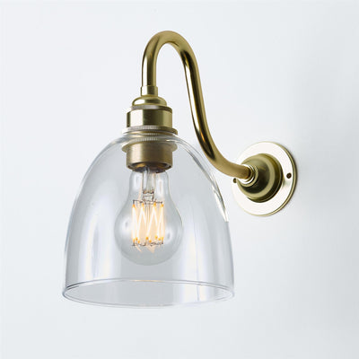 Old School Electric Bell Wall Light : Swan Arm