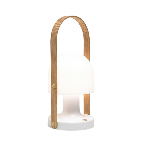 Outlet Marset Follow Me Portable Rechargeable Lamp - White and Oak