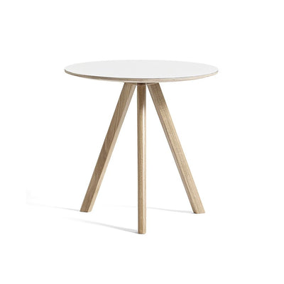 Outlet HAY CPH 20 Dining Table - Small, White Laminate, Soaped Oak