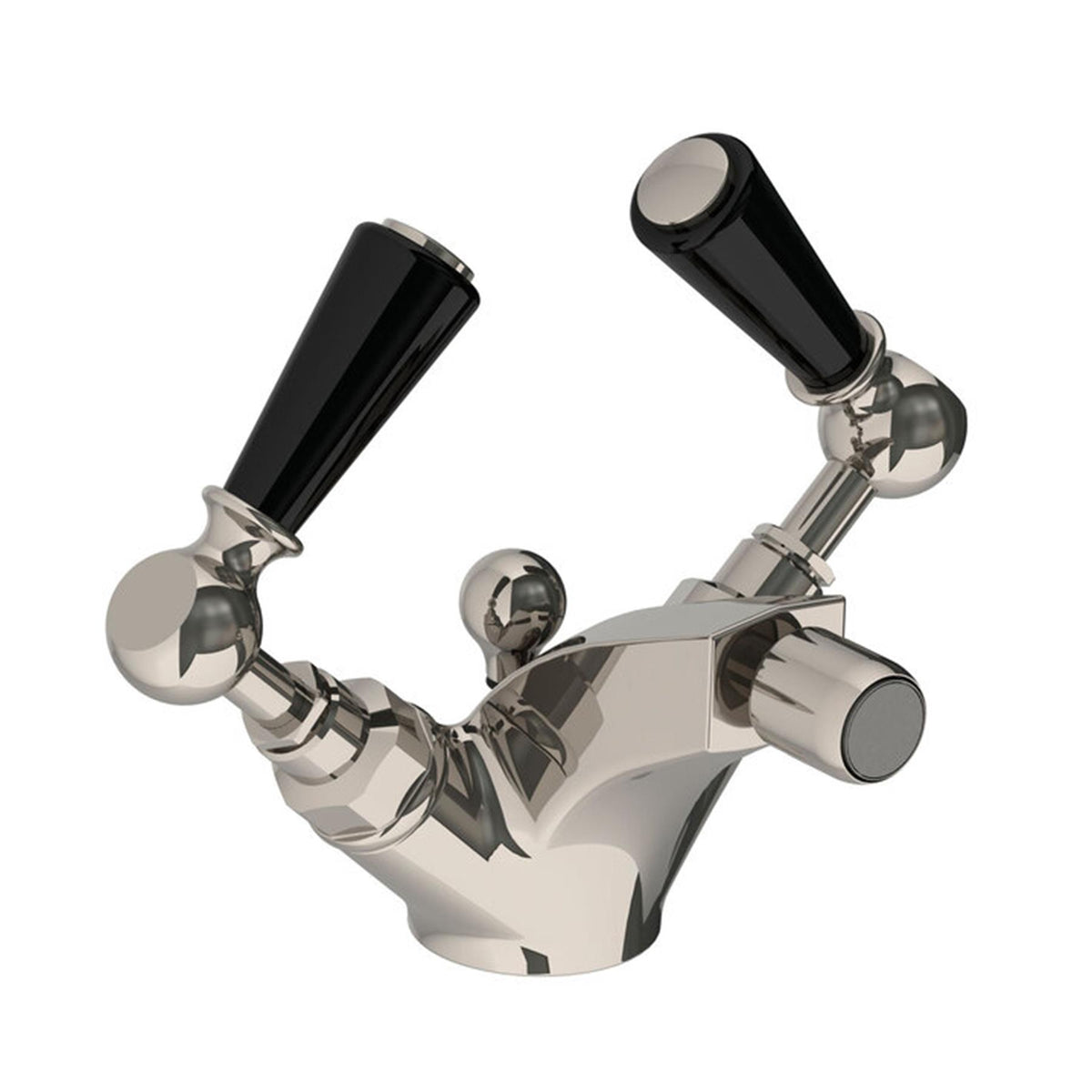 Lefroy Brooks Classic Mono Bidet Mixer with Levers & Pop-up Waste