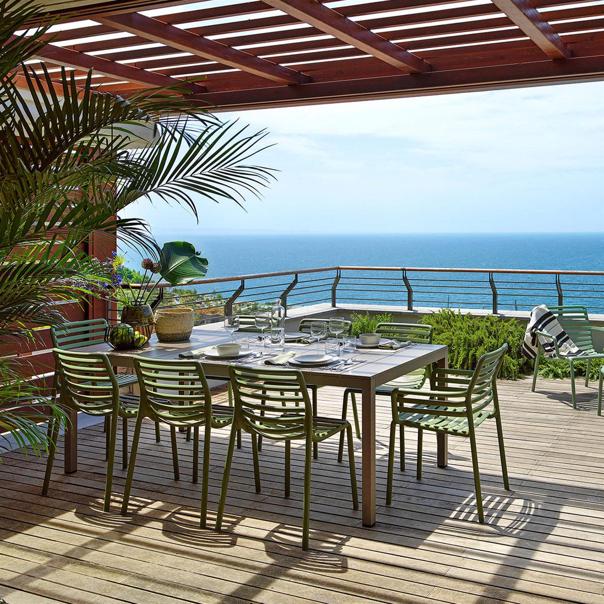 Nardi Rio Extendable Aluminium Outdoor Dining Table
