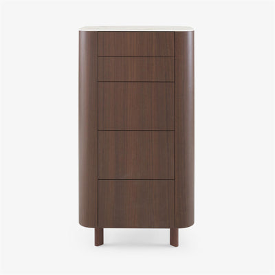 Ligne Roset Parabole Chest of Drawers in Dark Walnut